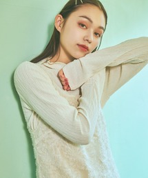 mysty woman | プリーツクシュクシュプルオーバー　994447(Tシャツ/カットソー)