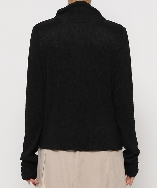 mysty woman（ミスティウーマン）の「プリーツクシュクシュプルオーバー　994447（Tシャツ/カットソー・レディース・グレイッシュブルー/アイボリー/ブラック・FREE）」の11枚目の写真