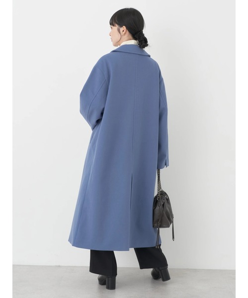 earth music&ecology(アースミュージックアンドエコロジー)の「チェスターコート(無地)(チェスターコート・レディース・モカ/ブラック/ブルー・M/L)」の6枚目の写真