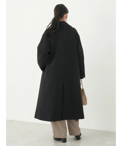 earth music&ecology(アースミュージックアンドエコロジー)の「チェスターコート(無地)(チェスターコート・レディース・モカ/ブラック/ブルー・M/L)」の14枚目の写真