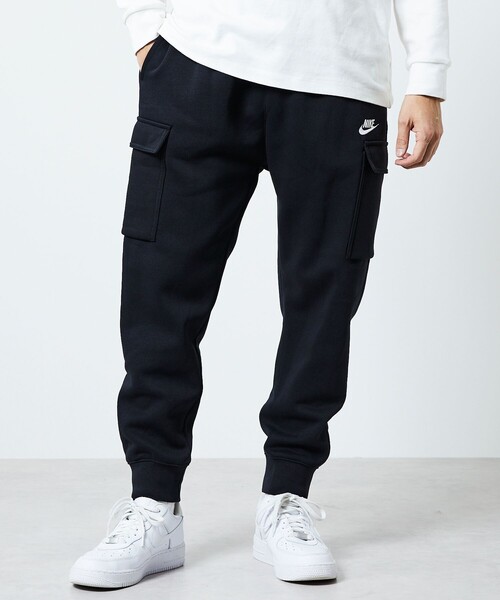 ナイキ Nike ブラック ジョガーパンツ カーゴンパンツ 裏起毛 NIKE（ナイキ）の「限定展開 NIKE/ナイキ クラブ フリース