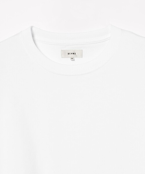 BEAMS（ビームス）の「BEAMS / プレーン クルーネック Tシャツ（Tシャツ/カットソー・メンズ・ブラック/ホワイト・M/L/XL/S）」の8枚目の写真