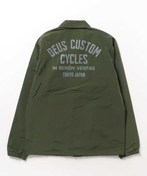 DEUS EX MACHINA(デウスエクスマキナ)の「DICE COACH JACKET(ナイロンジャケット・メンズ・ネイビー/ブラウン/オリーブ・LARGE/X-LARGE/MEDIUM)」の5枚目の写真