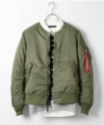 RAGEBLUE | 【先行予約】＜ALPHA/アルファ＞別注ノーカラーMA-1/565600(ブルゾン)