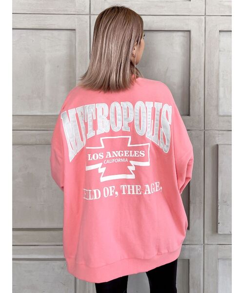 GYDA（ジェイダ）の「METROPOLISグラインダードルマンスウェットトップス（スウェット・レディース・ピンク/パープル/オフホワイト・FREE）」の21枚目の写真