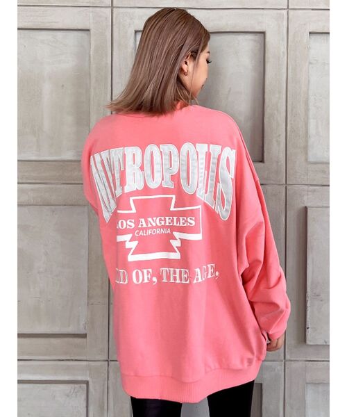 GYDA（ジェイダ）の「METROPOLISグラインダードルマンスウェットトップス（スウェット・レディース・ピンク/パープル/オフホワイト・FREE）」の15枚目の写真