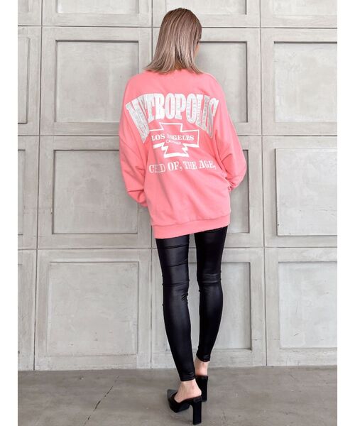 GYDA（ジェイダ）の「METROPOLISグラインダードルマンスウェットトップス（スウェット・レディース・ピンク/パープル/オフホワイト・FREE）」の17枚目の写真