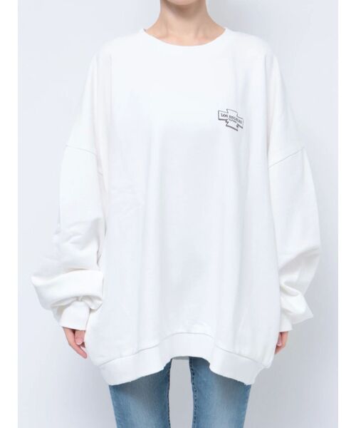 GYDA（ジェイダ）の「METROPOLISグラインダードルマンスウェットトップス（スウェット・レディース・ピンク/パープル/オフホワイト・FREE）」の13枚目の写真