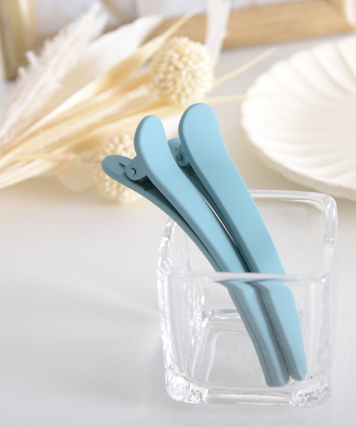 SALE］デニムリメイク☆ガーリー♥ちょこっと男前ヘアクリップ✨