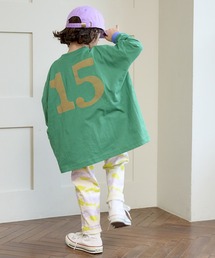 BIG FIELD | 【COTTON from U.S.A】プリントビッグロンT（90～150cm）(Tシャツ/カットソー)