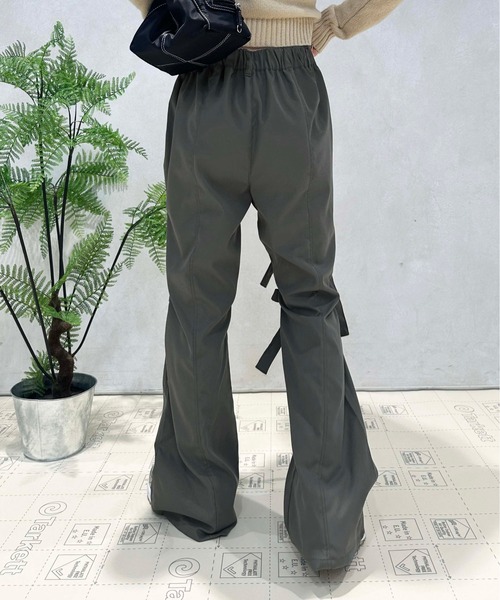 正規品♡リボンプルオーバー＆リボン柄ロングパンツ♡ダークグレー 3600024Y0173_m1_a066.jpg