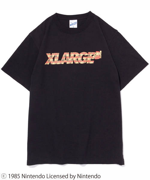XLARGE（エクストララージ）の「XLARGE×SUPER MARIO BROS. S/S TEE MARIOCAMO STANDARD LOGO / スーパーマリオ（Tシャツ/カットソー・メンズ・ホワイト/ブラック/ライトグレー/ライトブルー・MEDIUM/SMALL/X-LARGE/LARGE）」の3枚目の写真