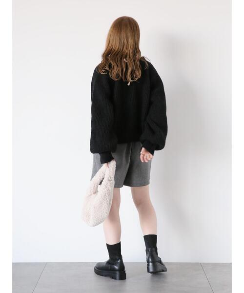 ehka sopo（エヘカソポ）の「パール付カーディガン（カーディガン/ボレロ・レディース・ピンク/ブラック/オフホワイト/ブルー・F）」の12枚目の写真