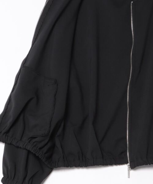 actuel（アクチュエル）の「【ａｃｔｕｅｌ】マットウェザーブルゾン（ブルゾン・レディース・ライトベージュ/カーキ/ブラック・FREE）」の4枚目の写真