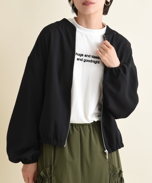 actuel（アクチュエル）の「【ａｃｔｕｅｌ】マットウェザーブルゾン（ブルゾン・レディース・ライトベージュ/カーキ/ブラック・FREE）」の12枚目の写真