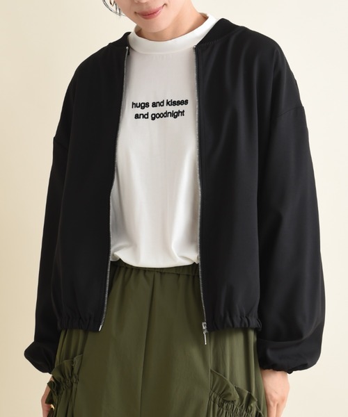 actuel（アクチュエル）の「【ａｃｔｕｅｌ】マットウェザーブルゾン（ブルゾン・レディース・ライトベージュ/カーキ/ブラック・FREE）」の14枚目の写真