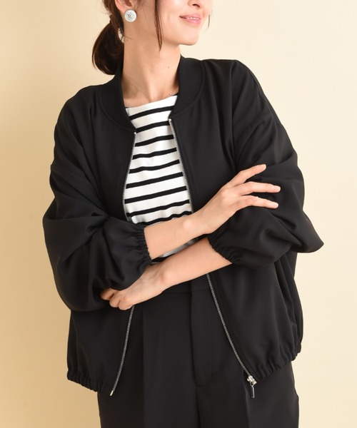 actuel（アクチュエル）の「【ａｃｔｕｅｌ】マットウェザーブルゾン（ブルゾン・レディース・ライトベージュ/カーキ/ブラック・FREE）」の15枚目の写真