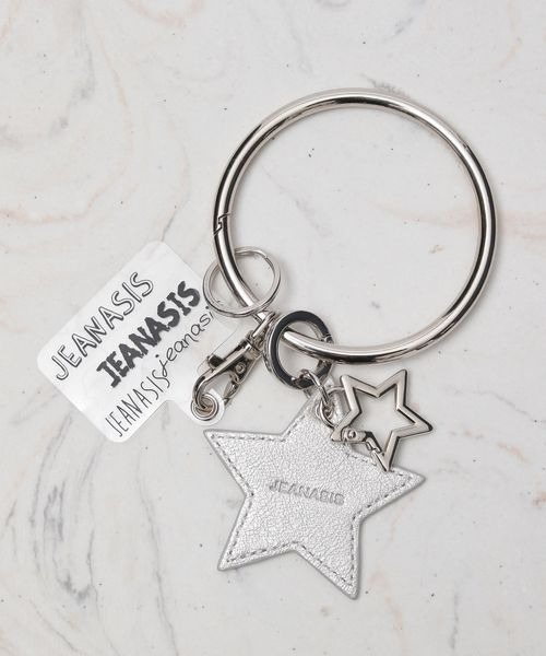 JEANASIS（ジーナシス）の「チャームツキスマホリングストラップ/996783（スマホグッズ・レディース・シルバー/ブラック/シルバー系その他/ブラック系その他/ホワイト/ホワイト系その他/レッド/レッド系その他/グリーン/パープル系その他2/パープル/グリーン系その他2・FREE）」の12枚目の写真