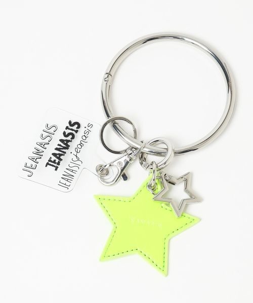 JEANASIS（ジーナシス）の「チャームツキスマホリングストラップ/996783（スマホグッズ・レディース・シルバー/ブラック/シルバー系その他/ブラック系その他/ホワイト/ホワイト系その他/レッド/レッド系その他/グリーン/パープル系その他2/パープル/グリーン系その他2・FREE）」の7枚目の写真