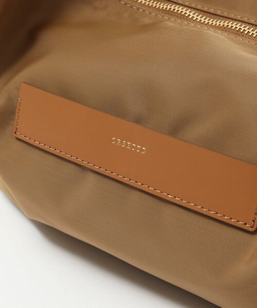 ORSETTO(オルセット)の「【ORSETTO/オルセット】SECCHIO ナイロンミニショルダーバッグ(ショルダーバッグ・レディース・ブラック/ライトグレー/キャメル・FREE)」の5枚目の写真