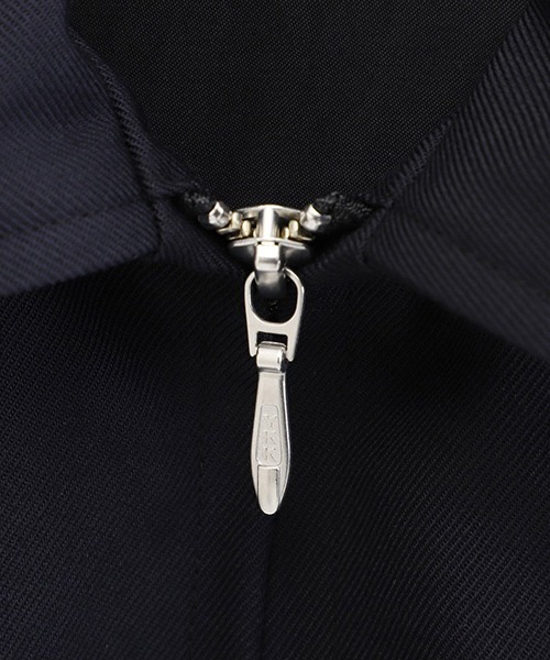 GOLD（ゴールド）の「東洋エンタープライズ GOLD / ゴールド：WOOL GABARDINE WORK JACKET：23B-GL15366[MUS]（ブルゾン・メンズ・ネイビー・M）」の4枚目の写真