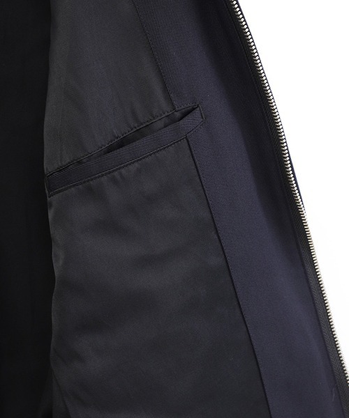 GOLD（ゴールド）の「東洋エンタープライズ GOLD / ゴールド：WOOL GABARDINE WORK JACKET：23B-GL15366[MUS]（ブルゾン・メンズ・ネイビー・M）」の6枚目の写真