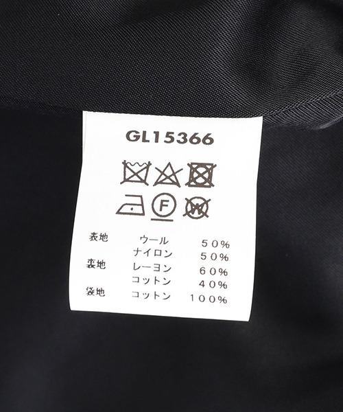 GOLD（ゴールド）の「東洋エンタープライズ GOLD / ゴールド：WOOL GABARDINE WORK JACKET：23B-GL15366[MUS]（ブルゾン・メンズ・ネイビー・M）」の8枚目の写真