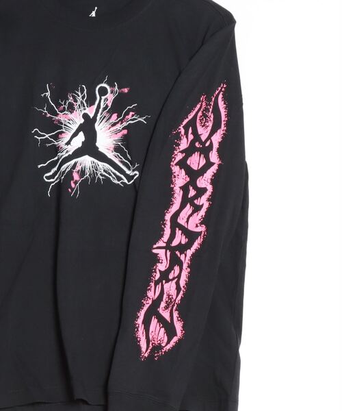 JORDAN BRAND（ジョーダンブランド）の「ジョーダン  ジョーダン SPRT DF グラフィック L/S クルー（Tシャツ/カットソー・メンズ・ホワイト/ブラック・S/M/L/XL/2XL/3XL）」の3枚目の写真
