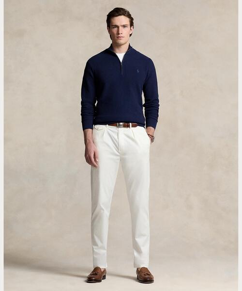 POLO RALPH LAUREN(ポロ ラルフ ローレン)の「パフォーマンス クォータージップ セーター(ニット/セーター・メンズ・ネイビー系1・L/M/S/XS)」の3枚目の写真