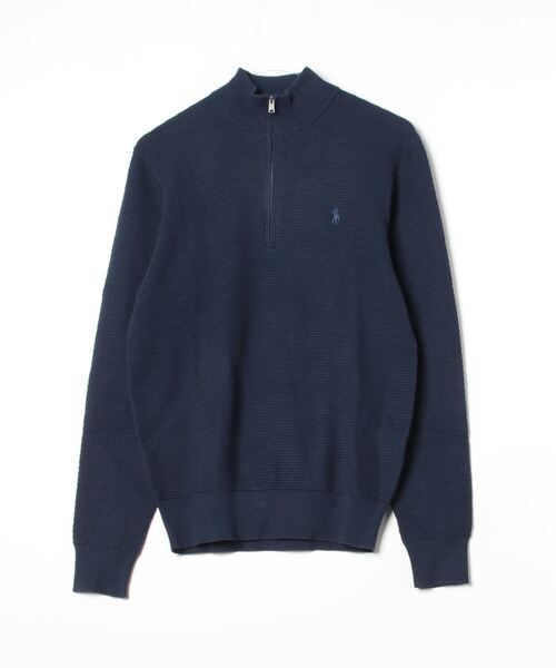 POLO RALPH LAUREN(ポロ ラルフ ローレン)の「パフォーマンス クォータージップ セーター(ニット/セーター・メンズ・ネイビー系1・L/M/S/XS)」の6枚目の写真