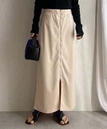 She's Closet（シーズクローゼット）の「ハイウエストスリット入りタイトロングフロントジップスカート（スカート）」