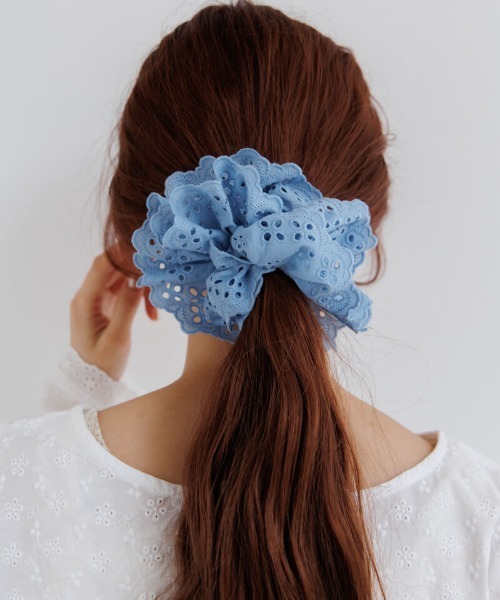 flower（フラワー）の「スカラップレースシュシュ（シュシュ