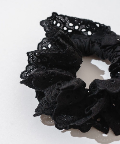 flower(フラワー)の「スカラップレースシュシュ(シュシュ・レディース・ホワイト/ブラック/レッド/ブルー・FREE)」の22枚目の写真