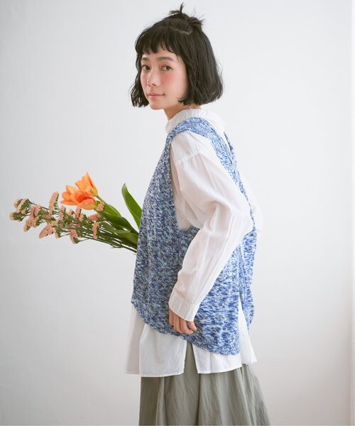 マイディ MAYDI 20AW CHUNKY VEST ニット ベスト プルオーバー V