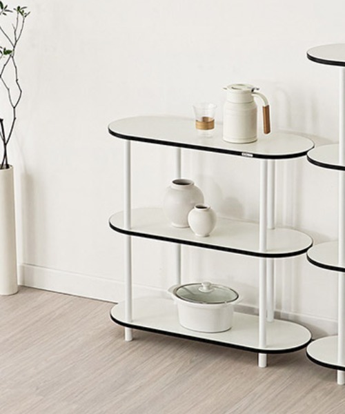 iellio（イエリオ）の「Roomnhome モノ組立式棚【3段】（家具・レディース・ホワイト/ベージュ・F）」の11枚目の写真