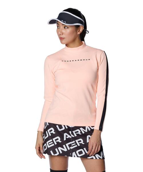 【セール】UAアーマーニット ロングスリーブ モックネック シャツ（ゴルフ/レディース）（ポロシャツ）｜UNDER ARMOUR（アンダーアーマー）ポロシャツ