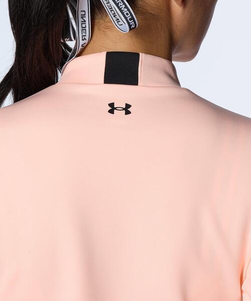 【セール】UAアーマーニット ロングスリーブ モックネック シャツ（ゴルフ/レディース）（ポロシャツ）｜UNDER ARMOUR（アンダーアーマー）
