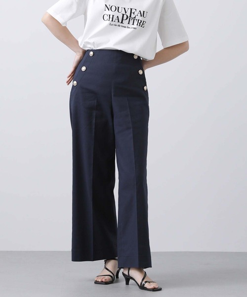 Gready Brilliant(グレディブリリアン)の「CPマリンセミワイドパンツ(その他パンツ・レディース・オフホワイト/ネイビー・36/38)」の10枚目の写真