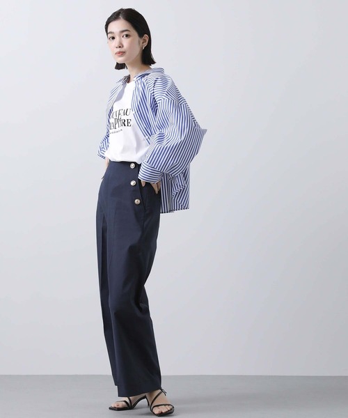 Gready Brilliant(グレディブリリアン)の「CPマリンセミワイドパンツ(その他パンツ・レディース・オフホワイト/ネイビー・36/38)」の12枚目の写真