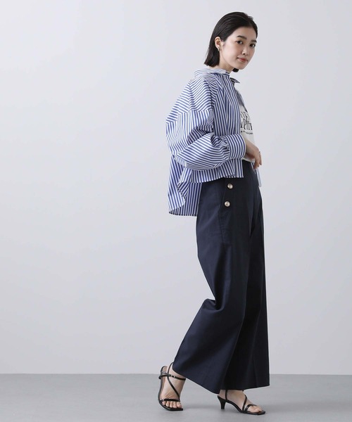 Gready Brilliant(グレディブリリアン)の「CPマリンセミワイドパンツ(その他パンツ・レディース・オフホワイト/ネイビー・36/38)」の14枚目の写真