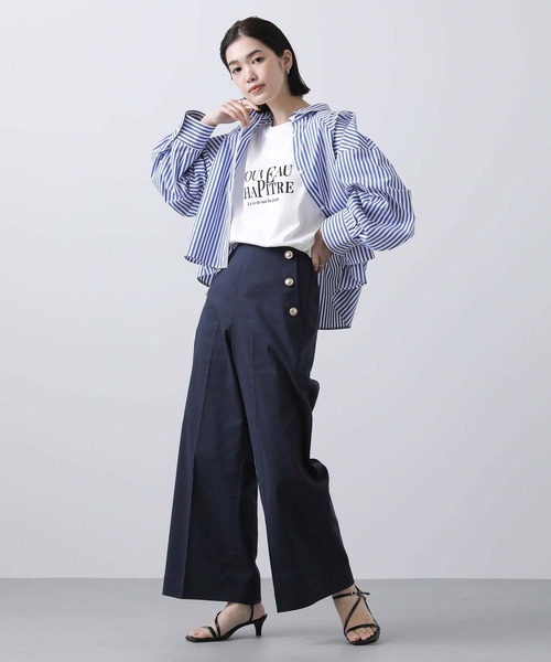 Gready Brilliant(グレディブリリアン)の「CPマリンセミワイドパンツ(その他パンツ・レディース・オフホワイト/ネイビー・36/38)」の15枚目の写真