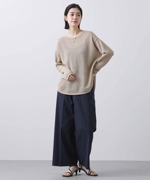 Gready Brilliant(グレディブリリアン)の「CPマリンセミワイドパンツ(その他パンツ・レディース・オフホワイト/ネイビー・36/38)」の16枚目の写真