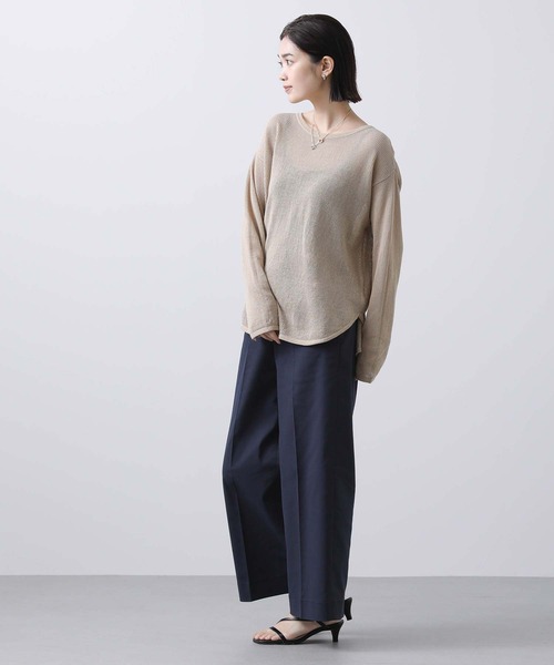 Gready Brilliant(グレディブリリアン)の「CPマリンセミワイドパンツ(その他パンツ・レディース・オフホワイト/ネイビー・36/38)」の17枚目の写真