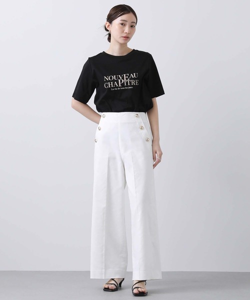 Gready Brilliant(グレディブリリアン)の「CPマリンセミワイドパンツ(その他パンツ・レディース・オフホワイト/ネイビー・36/38)」の20枚目の写真