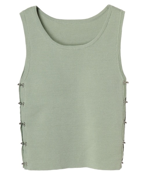 DURAS(デュラス)の「Hook design tank(タンクトップ・レディース・ホワイト/グリーン/ブラック・FREE)」の17枚目の写真