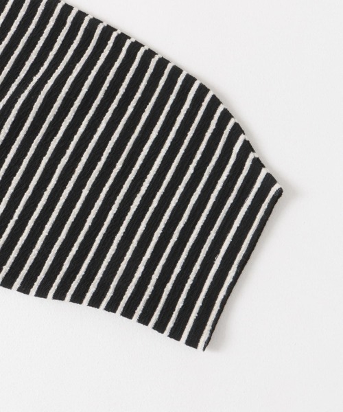 URBAN RESEARCH DOORS（アーバンリサーチドアーズ）の「ランタンスリーブボーダーTシャツ（Tシャツ/カットソー・レディース・ホワイト系その他/ブラック系その他・MEDIUM）」の6枚目の写真