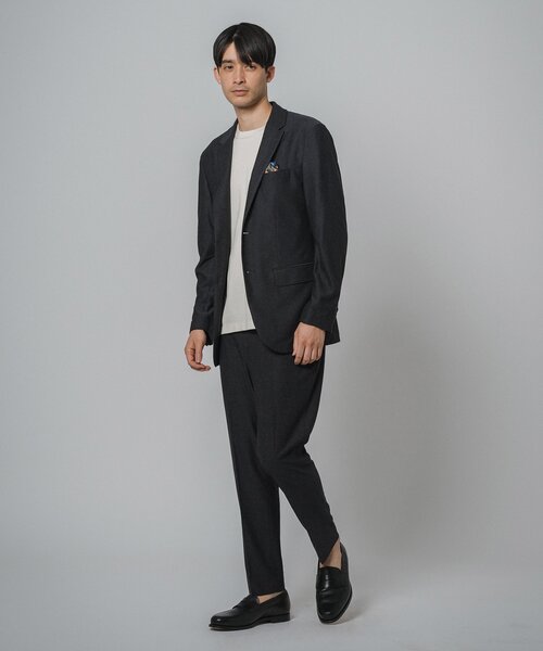 EDIFICE(エディフィス)の「”ストレッチ機能”ドライ バスケット 2Bジャケット【セットアップ着用可】(セットアップ・メンズ・ベージュ/ネイビー/ブラック・X-LARGE/LARGE/MEDIUM/SMALL)」の5枚目の写真