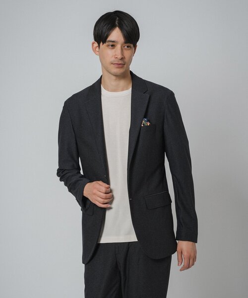 EDIFICE(エディフィス)の「”ストレッチ機能”ドライ バスケット 2Bジャケット【セットアップ着用可】(セットアップ・メンズ・ベージュ/ネイビー/ブラック・X-LARGE/LARGE/MEDIUM/SMALL)」の8枚目の写真