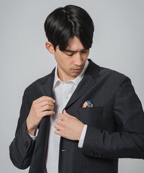 EDIFICE(エディフィス)の「”ストレッチ機能”ドライ バスケット 2Bジャケット【セットアップ着用可】(セットアップ・メンズ・ベージュ/ネイビー/ブラック・X-LARGE/LARGE/MEDIUM/SMALL)」の11枚目の写真