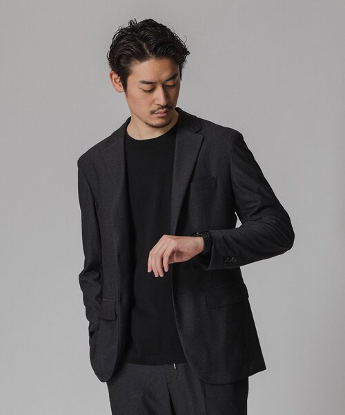 EDIFICE(エディフィス)の「”ストレッチ機能”ドライ バスケット 2Bジャケット【セットアップ着用可】(セットアップ・メンズ・ベージュ/ネイビー/ブラック・X-LARGE/LARGE/MEDIUM/SMALL)」の18枚目の写真